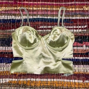 Light green top
